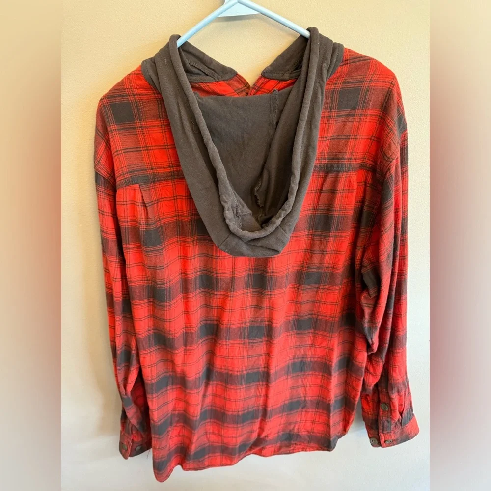 Columbia Hooded Flannel XL - Picture 2 of 3